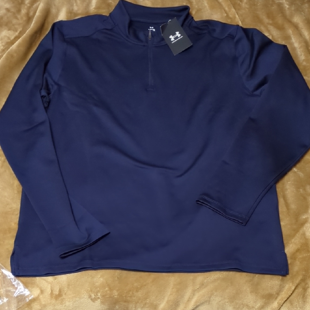 Under Armour Dark Blue Quarter-Zip Top